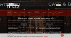 Desktop Screenshot of cafehoppes.dk